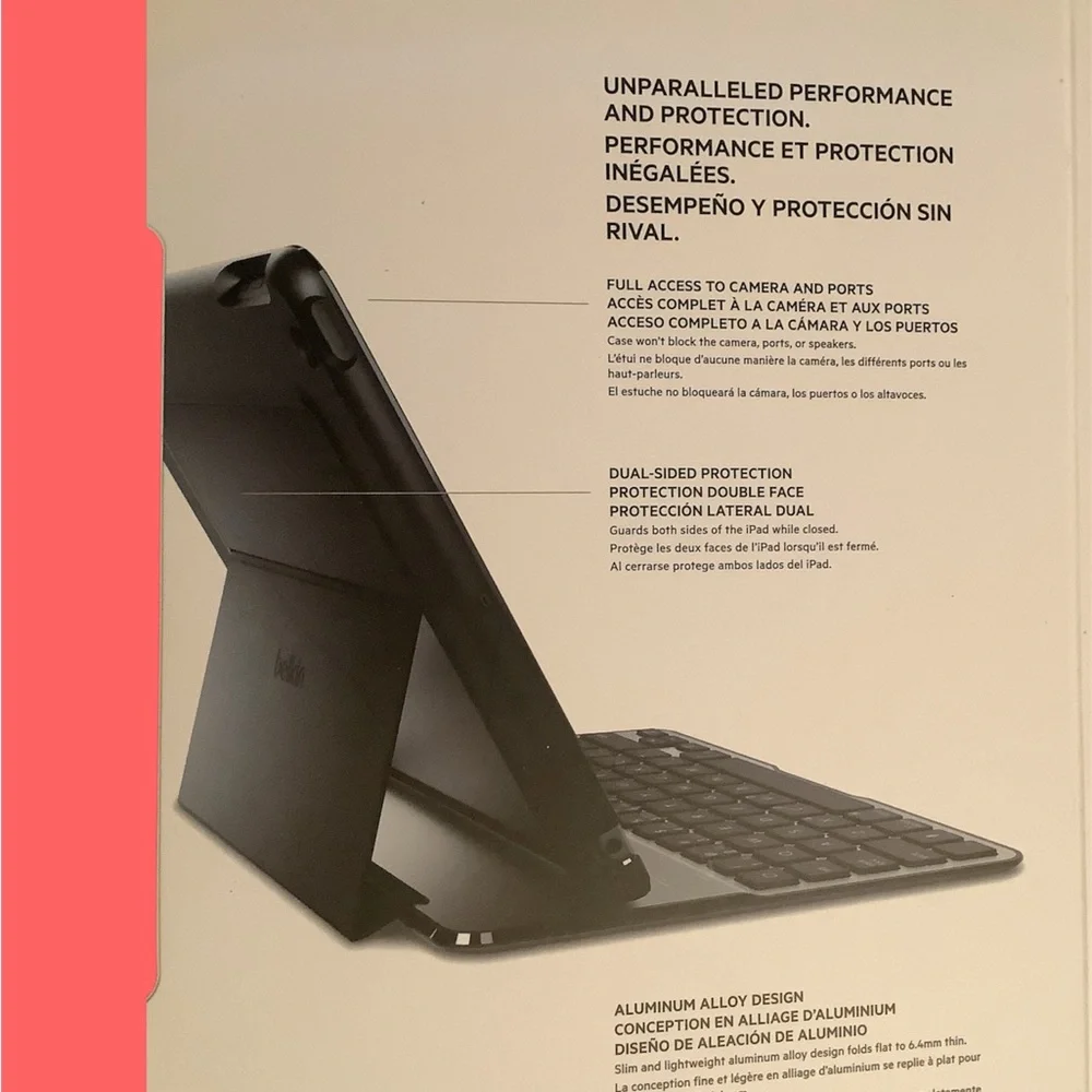 Brand New Belkin QODE Ultimate Keyboard Case iPad Air 1st Gen - original packing